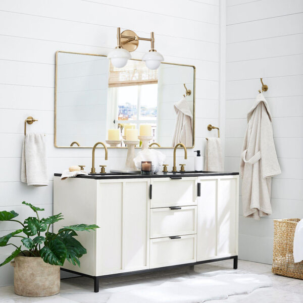 Brass Wall Sconce with Opal Glass Shade and Hand-Carved Alabaster - Image 13