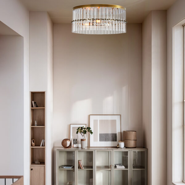 Luxury Crystal Tile Flush Mount - Image 13