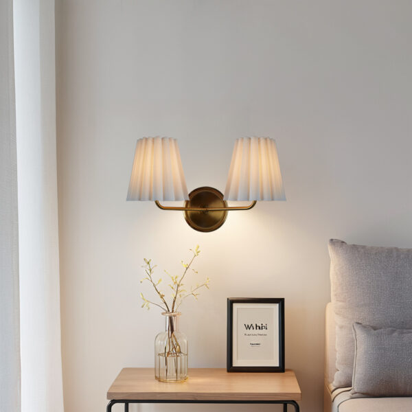 Modern Brass Double Sconce for Transitional Decor - Image 8