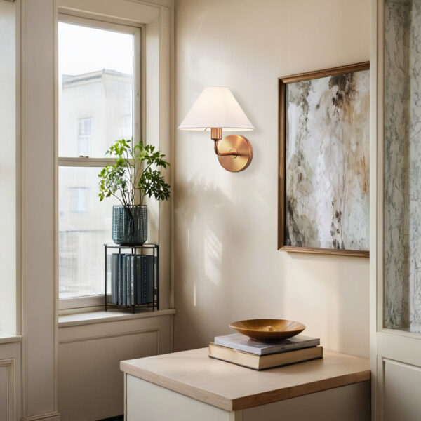 Elegant Linen Glow Sconce - Image 14