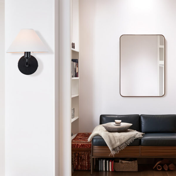 Elegant Linen Glow Sconce - Image 33