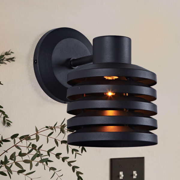 Illuminate Brass Louver Sconce - Image 3