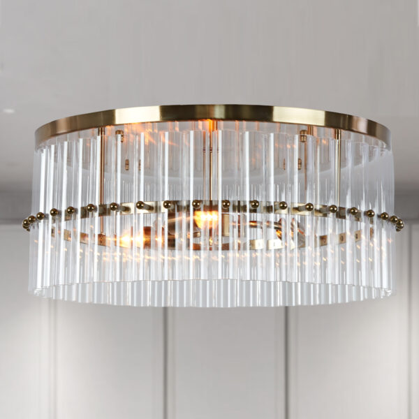 Luminous Steel Craft Flush Mount - Image 3