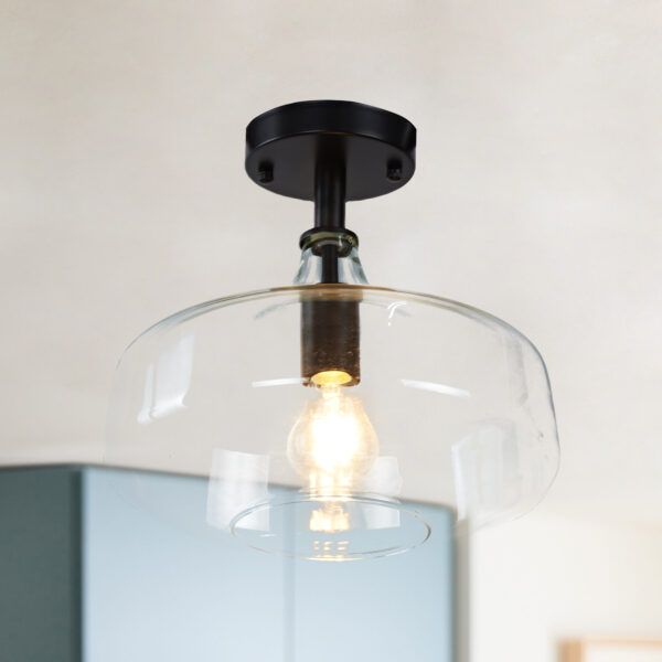 Vintage Appeal Glass Flush Mount - Image 3