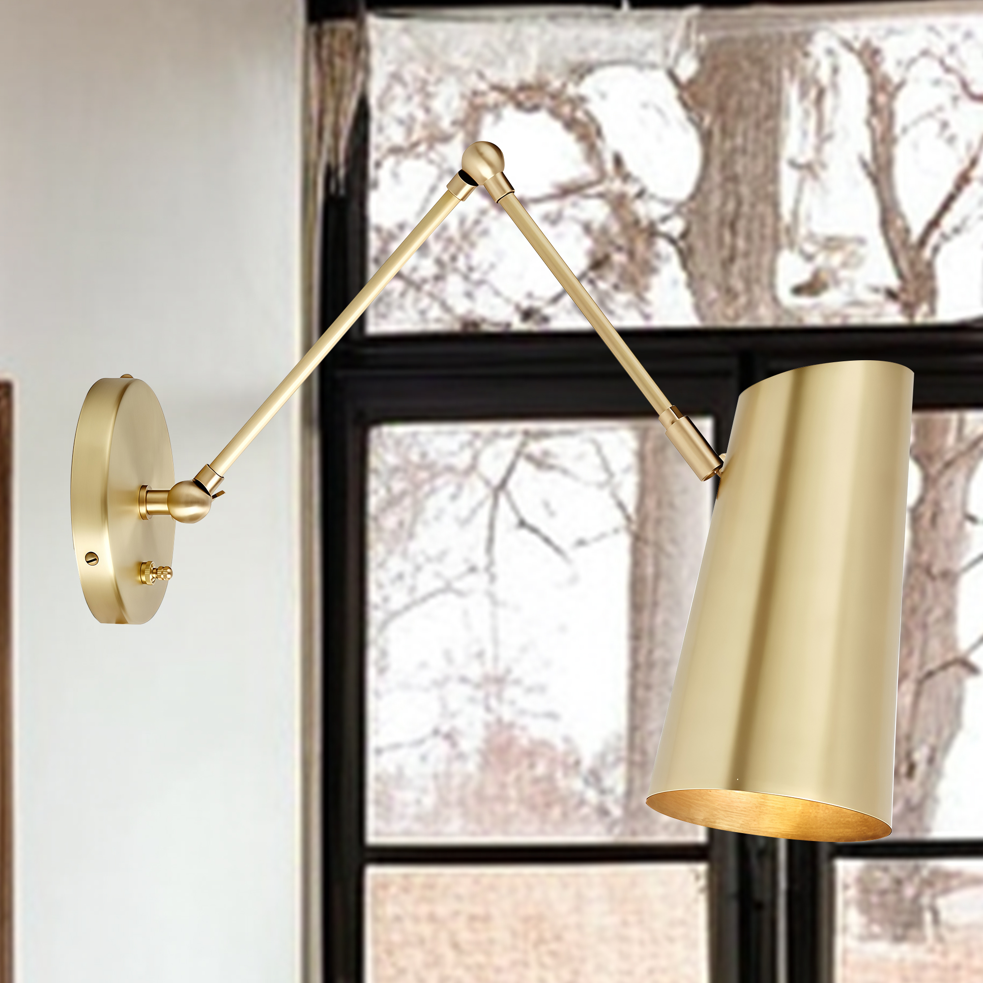 Industrial Metal Articulating Sconce - Image 6