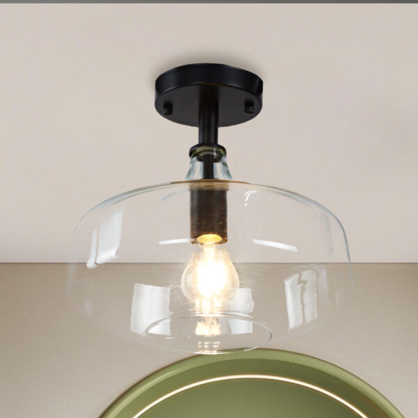 Glass Shade Flush Mount - Image 3