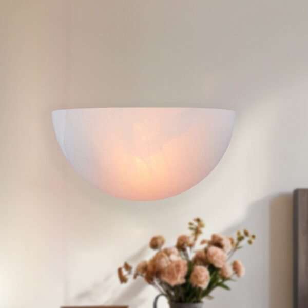 Alabaster Natural Stone Wall Light Sconce - Image 3
