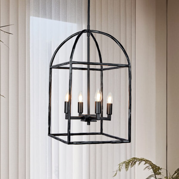 Farmhouse Forged Iron Pendant Light