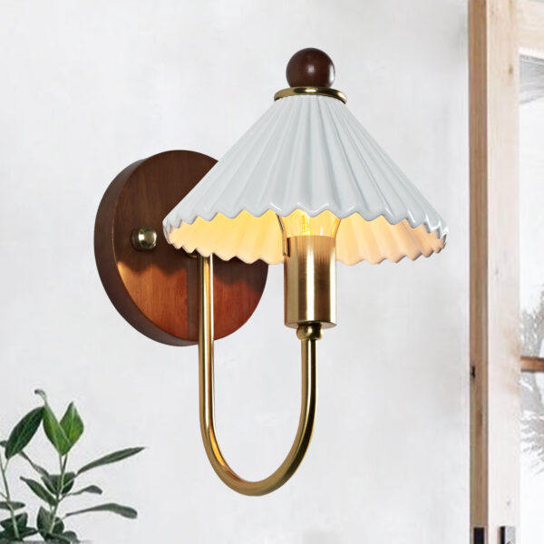 Prairie Style Ceramic Finish Sconce