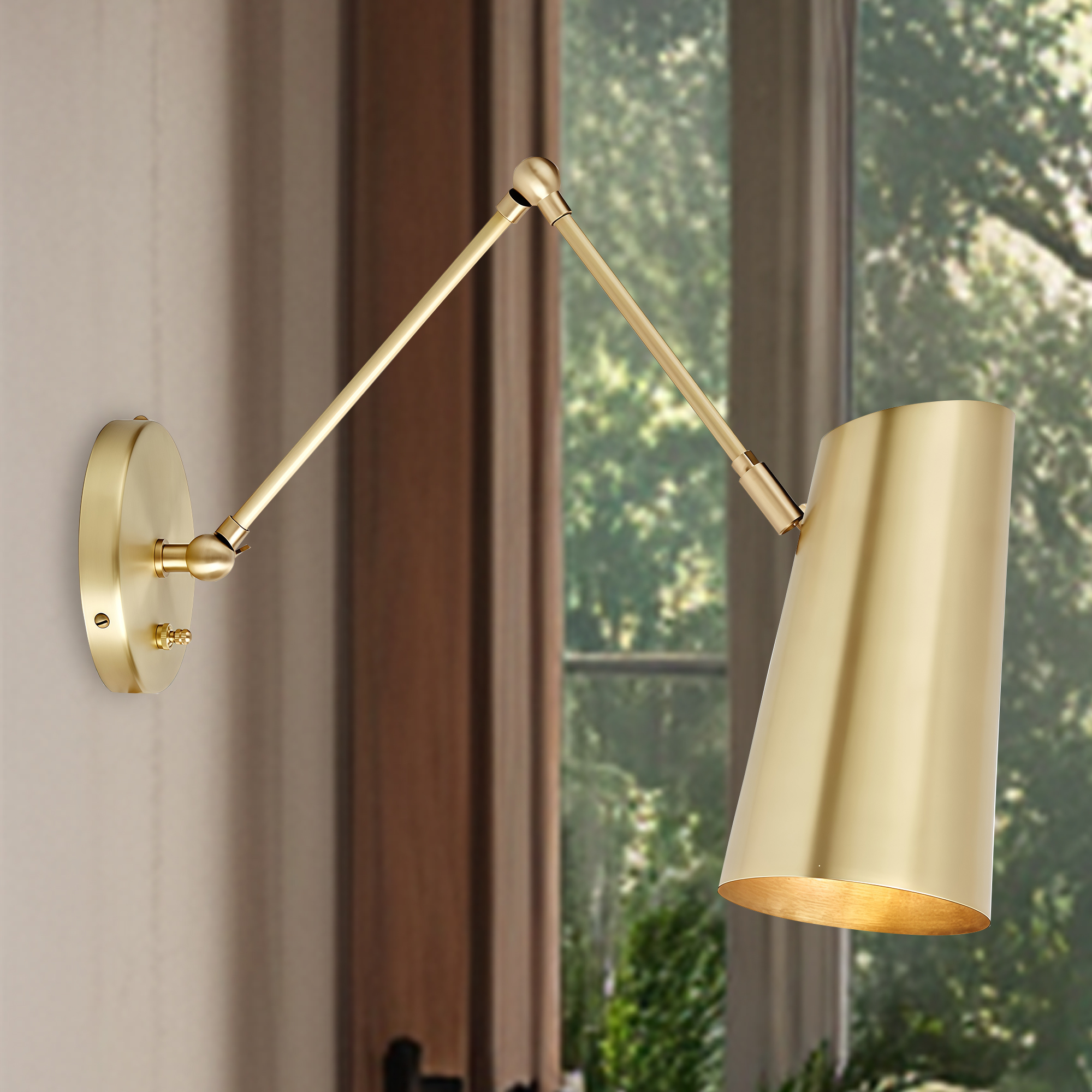 Industrial Metal Articulating Sconce - Image 9