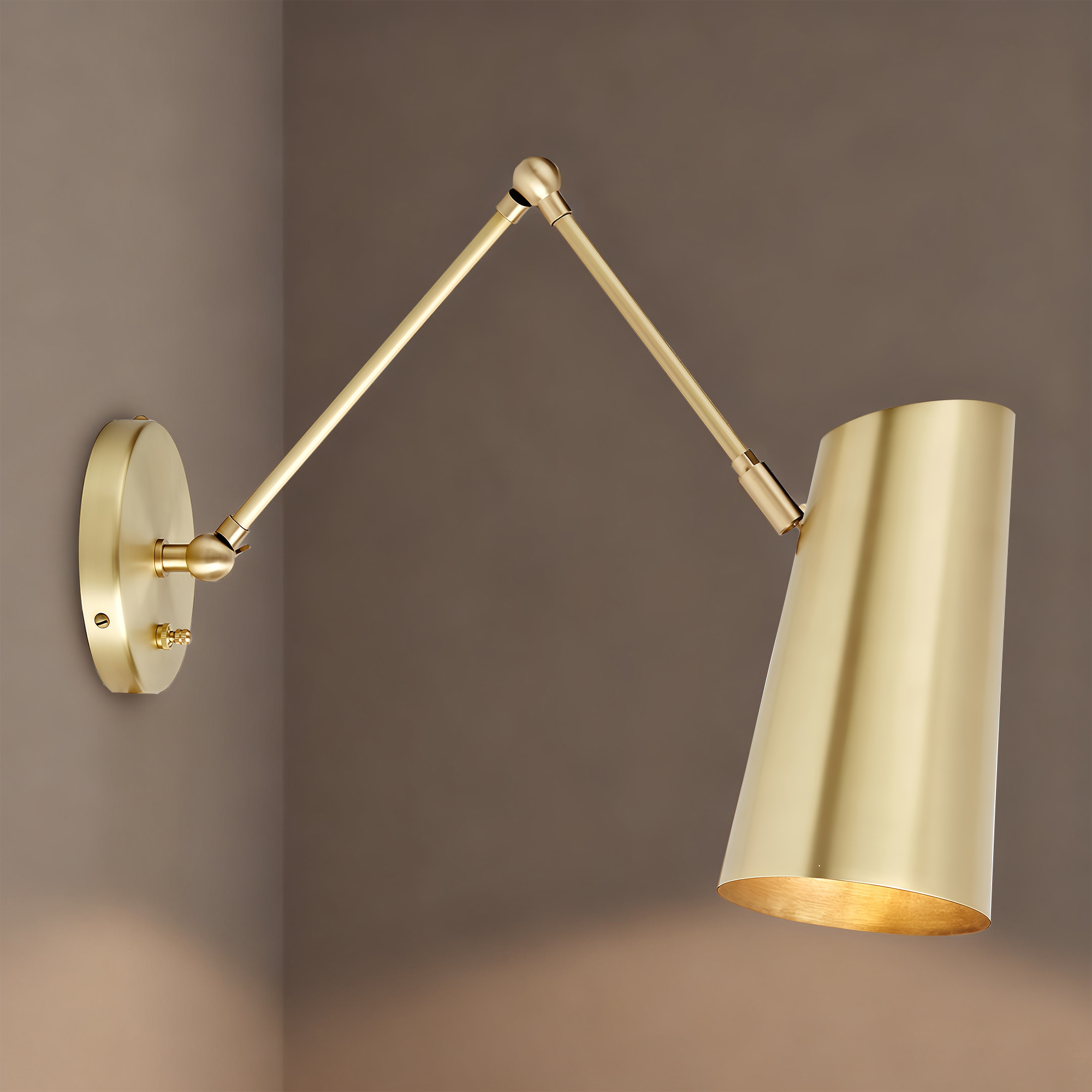 Industrial Metal Articulating Sconce