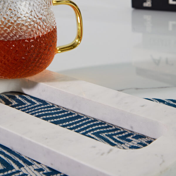 White Marble Linked Trivet - Image 5