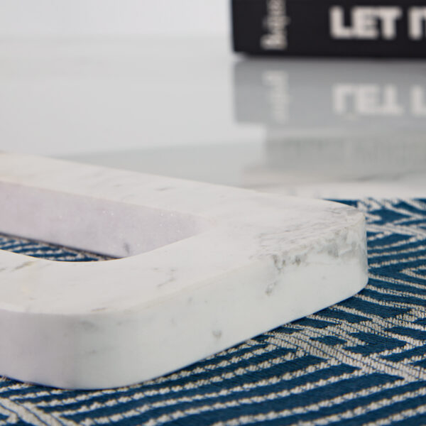 White Marble Linked Trivet - Image 6