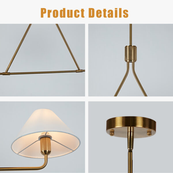 Minimalist Elegance Architectural 2-Light Tapered Pendant - Image 21
