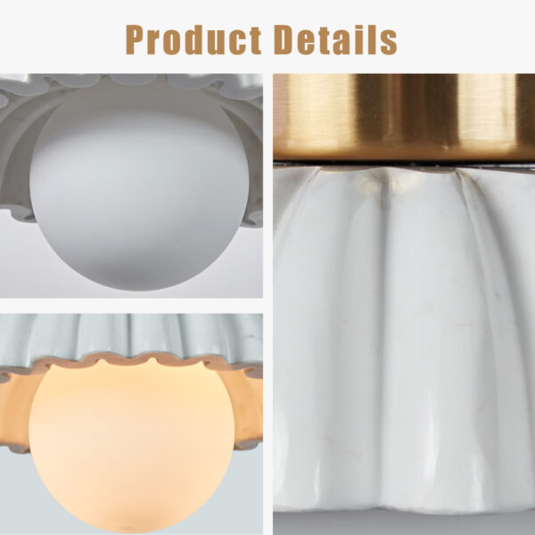Luxury Marble Radiance Flush Mount - Image 3