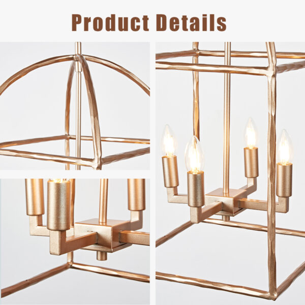 Modern Industrial Forged-Iron Pendant Light - Image 15