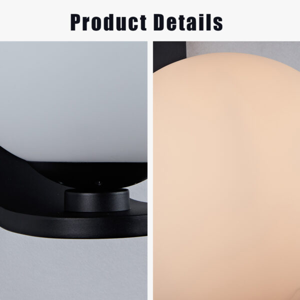 Modern Art Deco Globe Sconce - Image 17