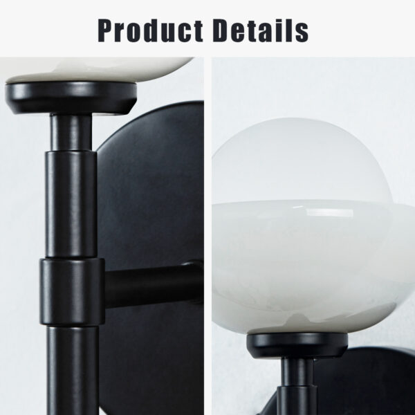 Alabaster Glow Hand-Carved Bathroom Sconce - Image 4
