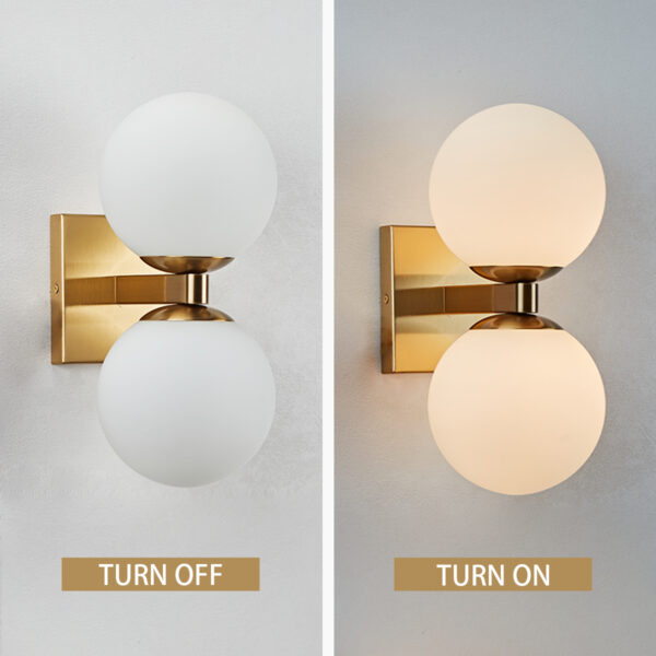 Globe Torch Double Indoor Outdoor Sconce - Image 4