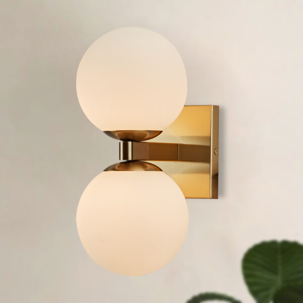 Globe Torch Double Indoor Outdoor Sconce