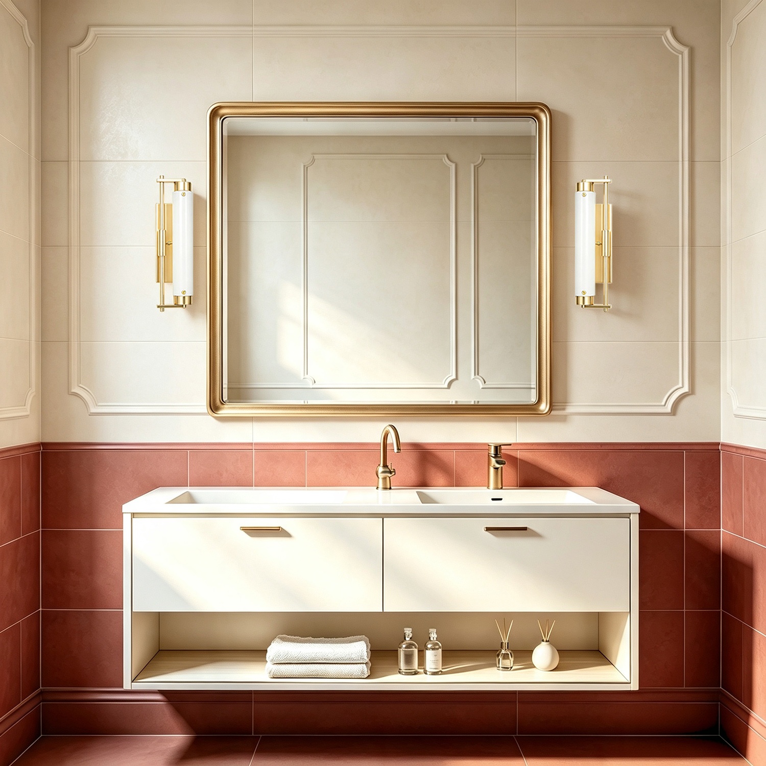Integrated LED Wall Sconce with Milk Glass Globe, Modern Wall Mounted Light with Brass Base, Wall Lamp for Bathroom, Bedroom, Hallway, Kitchen - Image 8